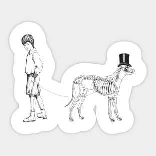 Brix and Bailey "Just a Dog In A Top Hat" Sticker